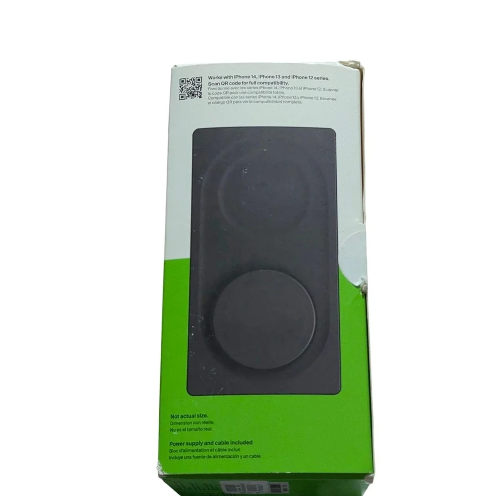 Bb.N Belkin BoostCharge Pro 2-in-1 Wireless iPhone Charging Pad W/Magsafe 15W‎